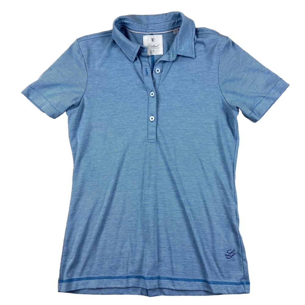 Women's Linksoul Short Sleeve Golf Top Blue Size Small